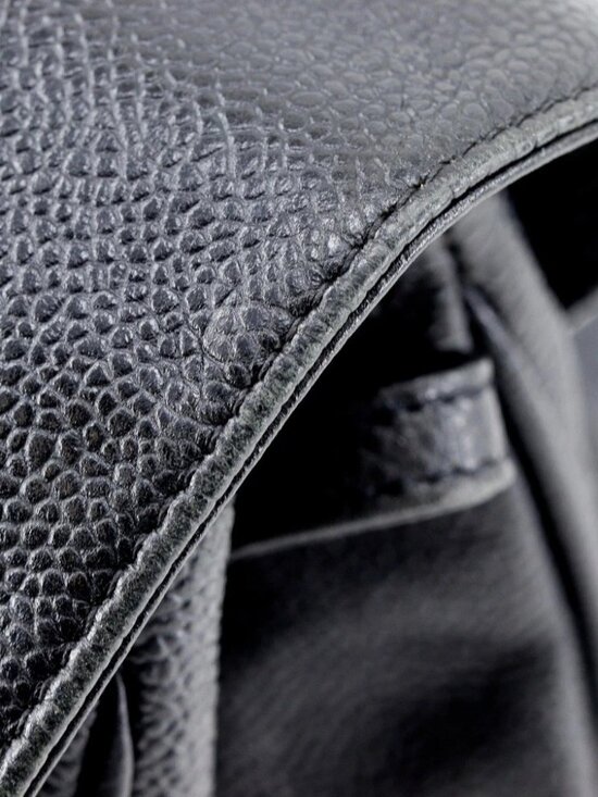 CHANEL COCO Mark Backpack Daypack ChainBackpack black leather Women main image 4